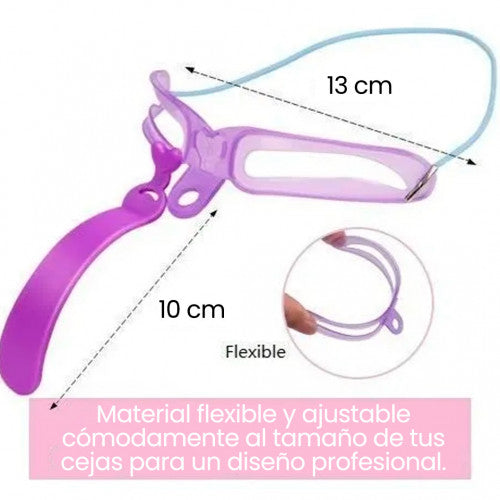 KIT DE PLANTILLAS PARA CEJAS 8 EN 1